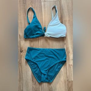 Gianni Bini 2 toned bikini set (161)